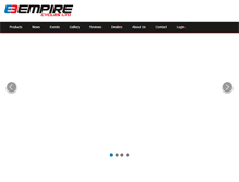 Tablet Screenshot of empire-cycles.com